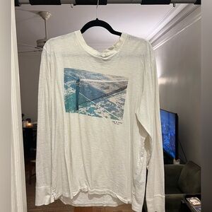 Rag & Bone Long Sleeve Graphic Tee.